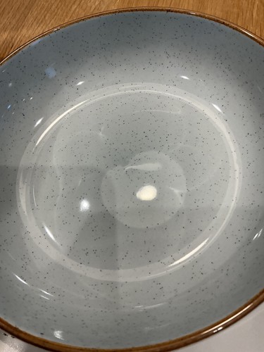 OVER & BACK GREY COUPE DINNER / PASTA BOWLS X 2 STONEWARE BRAND NEW LOT B - Picture 5 of 13