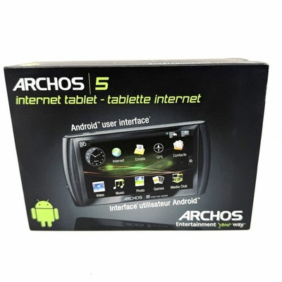 Archos 5 160GB Internet Tablet Android Interface HD GPS NOS Brand NEW Open Box