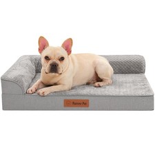 Orthopedic Memory Foam Dog Bed Small/Medium 30x20x6 Nonslip Waterproof Washable
