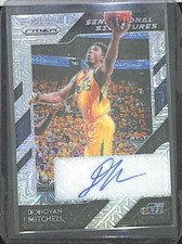 2018-19 Panini Prizm Sensational Signatures Mojo Prizm #SS-DML Donovan Mitchell