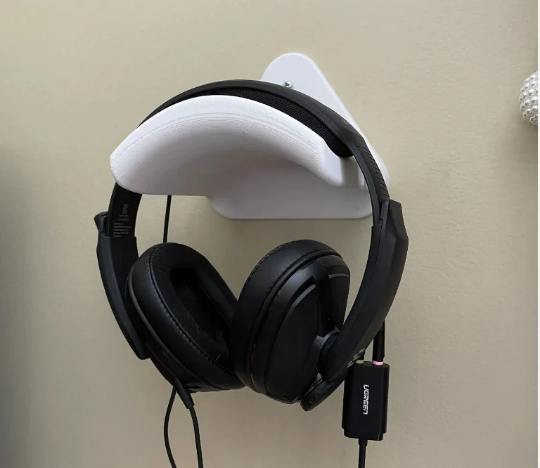 Headset Hook | Headset Holder | Headphone Headphones Wall Mounted-image