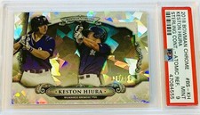 2018 Bowman Chrome Keston Hiura Atomic “Sterling Continuity” #/150 PSA 9 Mint!