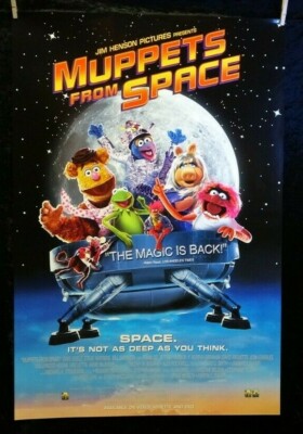 Muppets from Space   Kermit Miss Piggy Frank Oz Original Video Promo Poster