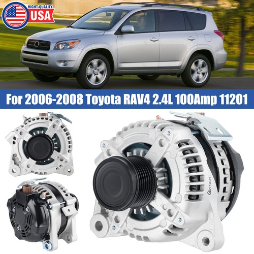 Alternator For TOYOTA RAV4 2.4L 2008 2007 2006 11201 104210-4790 100Amp AND0427 - Picture 2 of 9