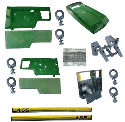 Hood/Panel/Decal/Grills AM128986 AM128983 AM116207Fits John Deere 455 Low S/N 