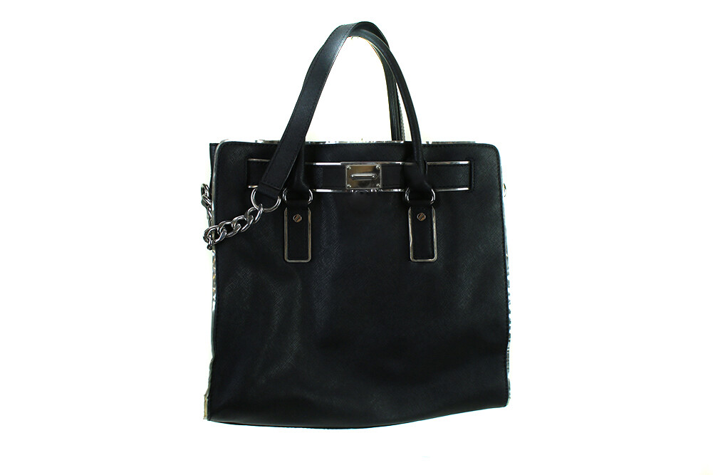 Michael Kors Black-Silver Tote  Nosize