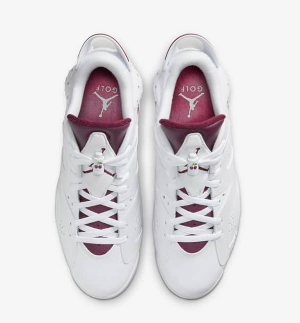 Jordan 6 Retro Low Golf White and Bordeaux Shoes DV6796-116 Size
