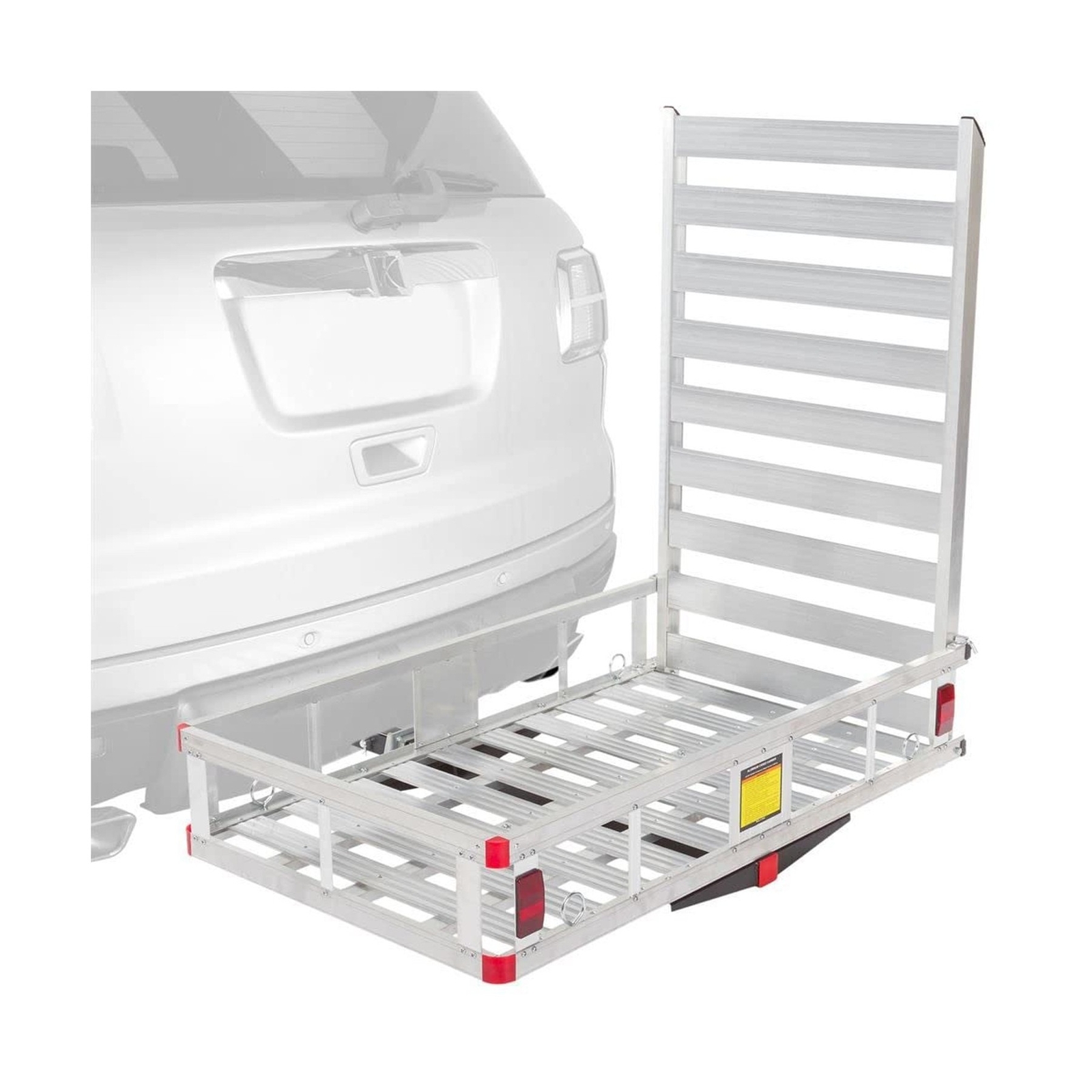 Aluminum Hitch Cargo Carrier Utility Basket with Loading Ramp eBay