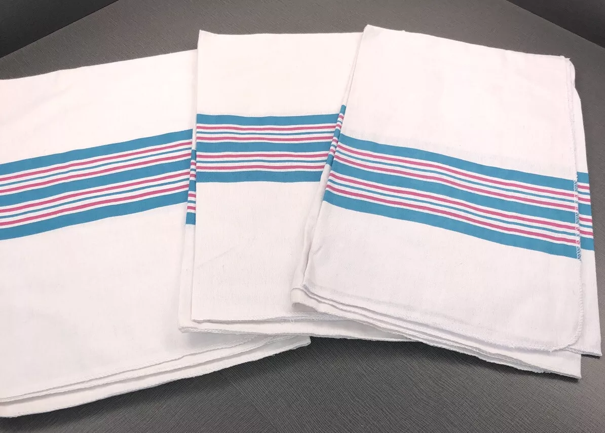 NEW 3 Receiving HOSPITAL BABY BLANKETS 100 Cotton 39 x32 UNISEX