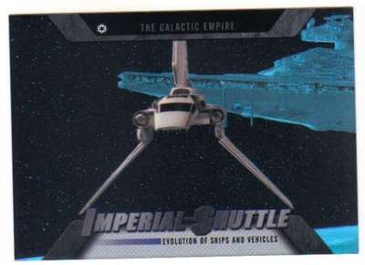 2016 Topps Star Wars Evolution Vehicles and Ships #EV-7 Imperial Shuttle