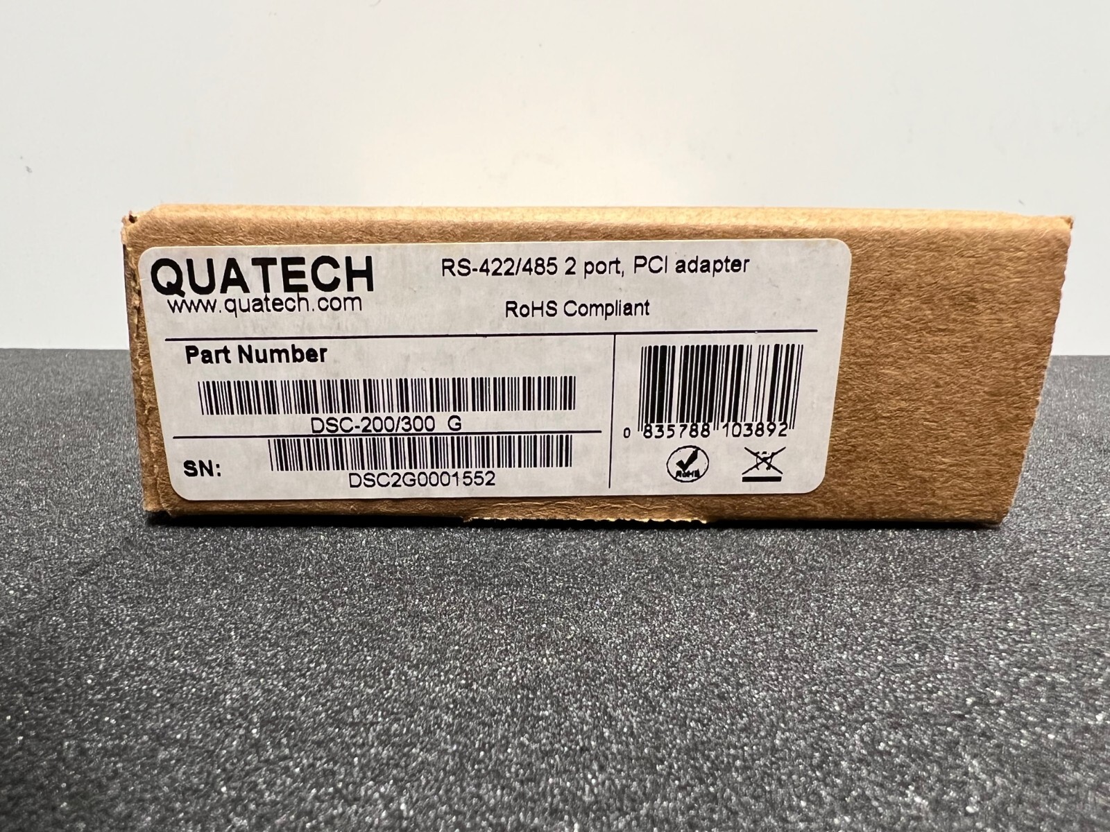 Quatech Serial Wireless QUATECH DSC-200/300 G PCI based RS-422/485 Serial Host Adapter w/ DB-9 ...