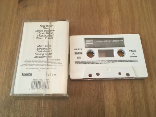 MUSE ORIGIN OF SYMMETRY CASSETTE FRANCE/FRENCH *EXCELLENT CONDITION* VERY RARE! - Picture 2 of 4