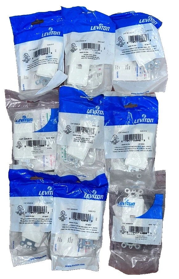 Leviton Home Telephone Jacks