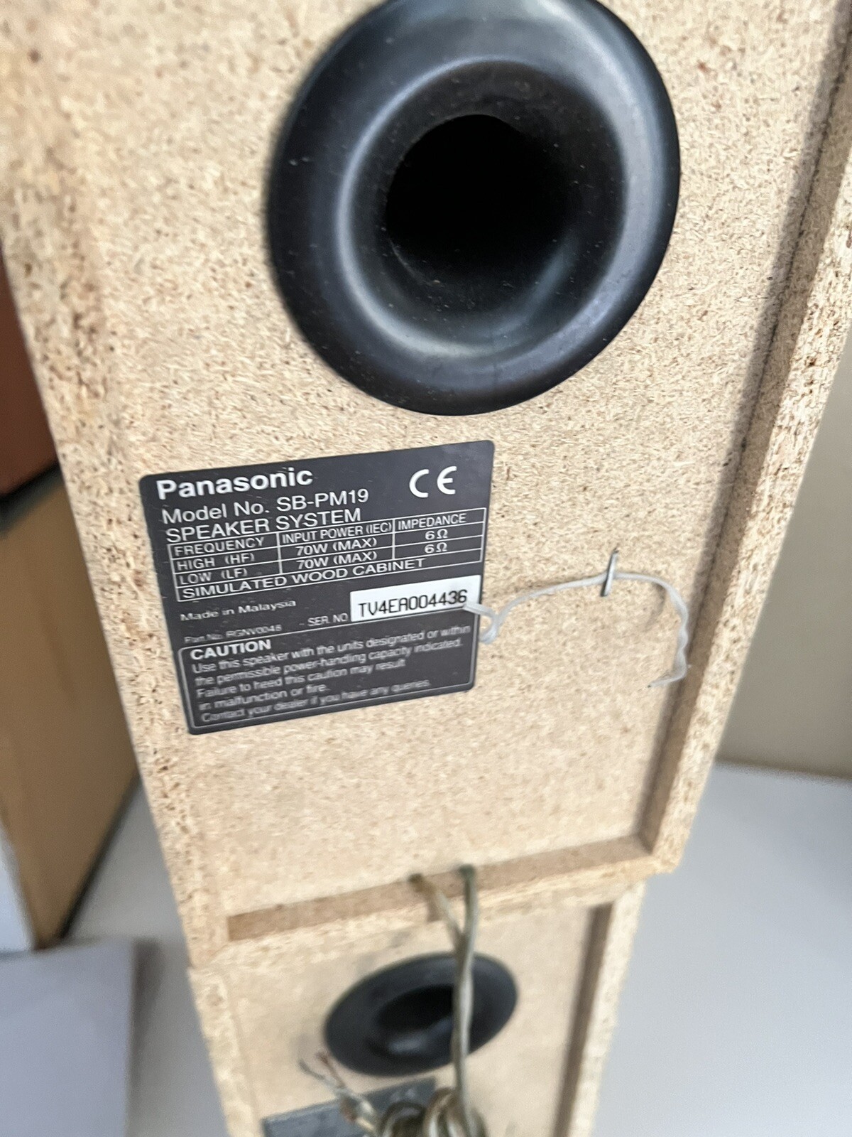 Panasonic SA-PM19 5-Disc CD Shelf System Stereo Tape AM/FM Radio 4 Speaker&rsquo;s!!