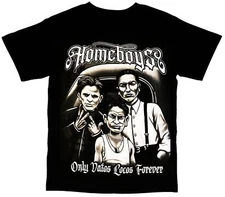 Homeboys Vatos Locos Forever Art Mens T-Shirt