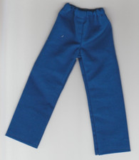 Homemade Doll Clothes-Royal Blue Elastic Waist Pants fits Ken Doll P8