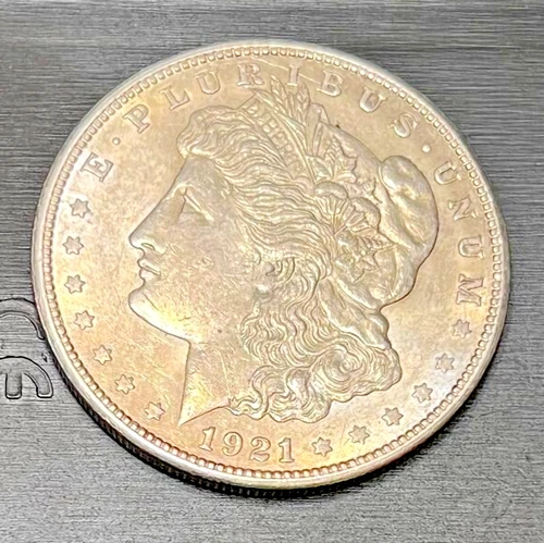 Last Year MS~1921 S MORGAN-90%SILVER~US Mint Collectible Coin From San Francisco