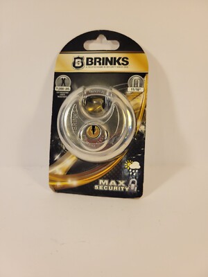 Brinks 70 MM max Security Stainless Steel Padlock-2 Keys 11/16 Shackle ...