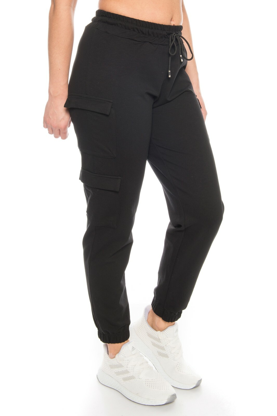 Damen Cargo SportHose JoggingHose FitnessHose Baumwolle