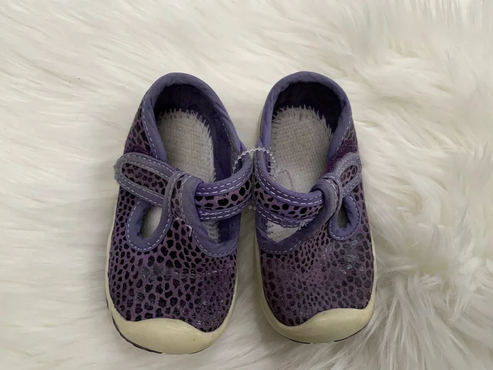 Bebés Niñas Talla 5.5 - 6 Morgan & Milo Mary Janes Zapatos Leopardo Guepardo Estampado Foto 2 de 4