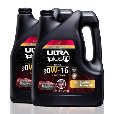 Ultra1Plus SAE 0W-16 Full Synthetic Motor Oil API SP ILSAC GF-6B (2 Gal - 8 QTS)