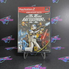 Star Wars Battlefront 2 PS2 PlayStation 2 GH + Reg Card - Complete CIB