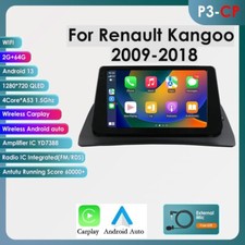 Autoradio Für Renault Kangoo 2009-2018 CarPlay Android GPS Navi Radio RDS 2+64GB
