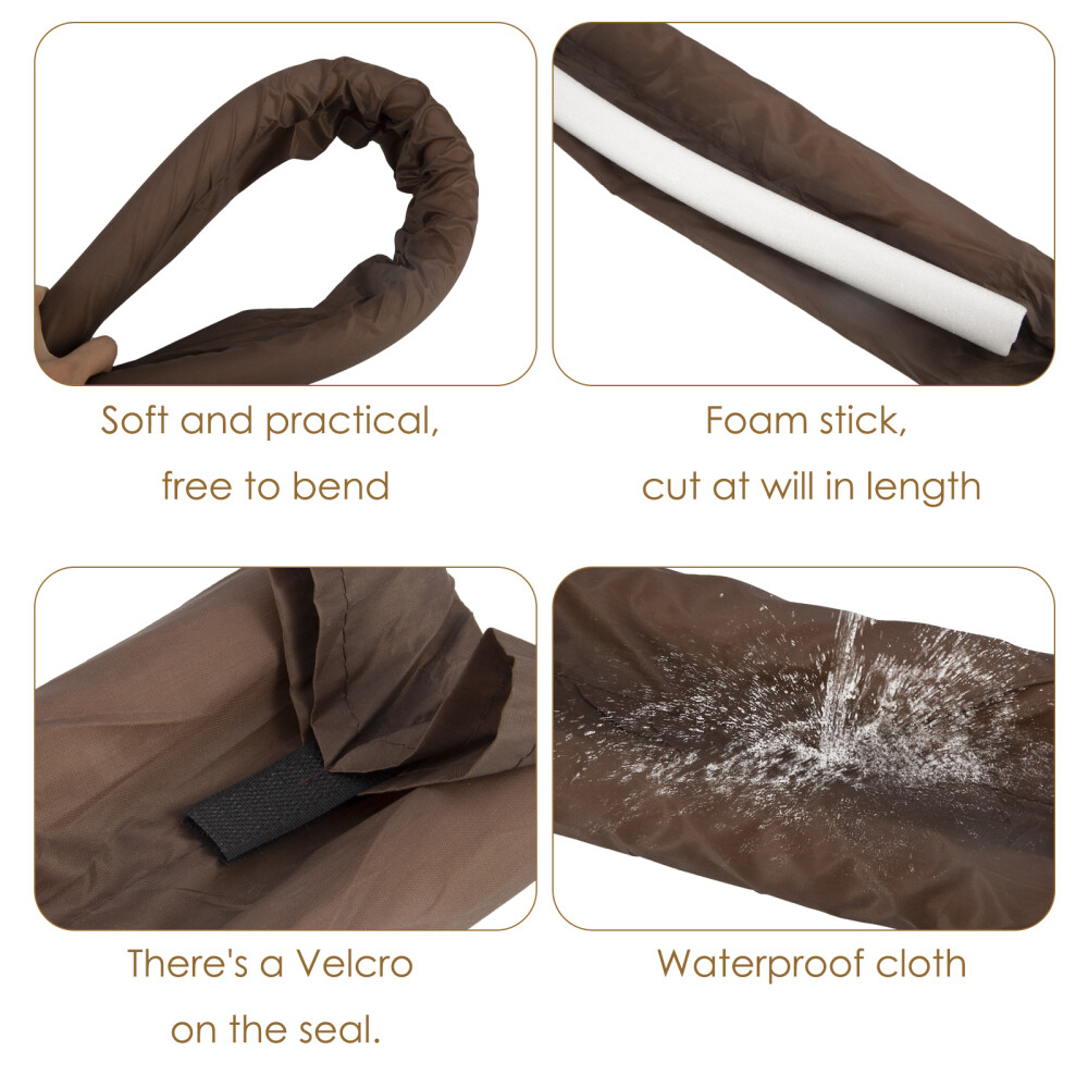 Twin Door Draft Dodger Guard Stopper Protector Under Door Draught