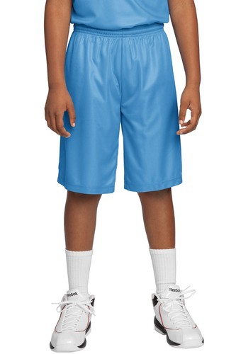 Sport-Tek YT560 Youth PosiCharge Smooth Windowpane Mesh Reversible Shorts - Picture 14 of 65