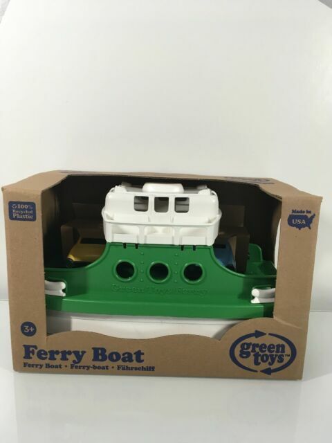 green toys ferry boat bathtub toy