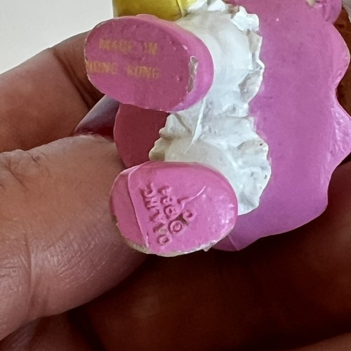 Cabbage Patch Kids 1984 CPK PVC Figurine Flower Girl Pink Dress Watering Can OAA - Picture 11 of 13