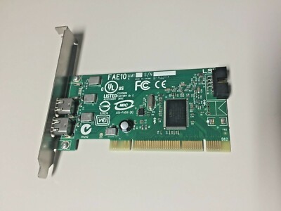 Genuine Dell 0H924H Dual Port IEEE-1394 PCI Firewire card LS2-FAE10 E252809