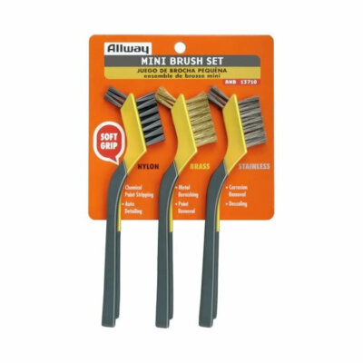 Allway Tools - Soft Grip Mini Pinsel Set. (AMB)
