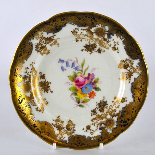 Paragon Trio Cup Saucer Plate Hand Painted Floral Gold Vintage 1930s - Picture 12 of 15
