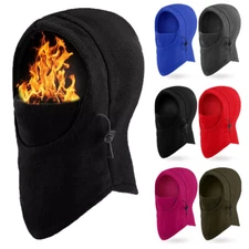 Windproof Fleece Neck Winter Warm Balaclava Ski Full Face Mask for Cold Weather