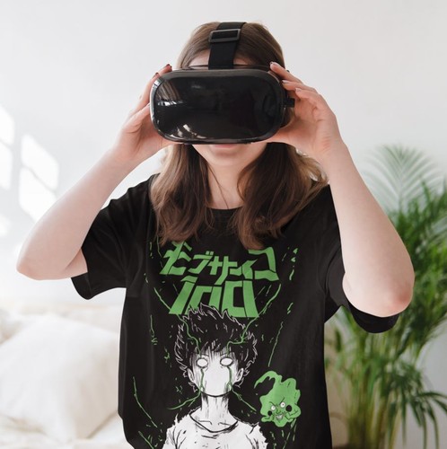 Mob Psycho 100 T-Shirt Cast Anime Manga Dimple and Mob Tshirt Tee ALL SIZES - Picture 4 of 10