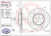 Brembo 2X Bremsscheiben Vorne BelüFtet Beschichtet FüR Subaru Outback Levorg BS