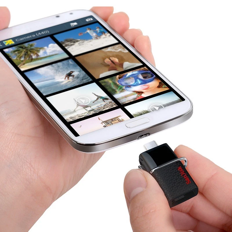SanDisk Ultr Dual16GB/32GB/64GB/128GB/256GB OTG USB 3.0 Micro Flash Drive -UK - Image 2 of 4