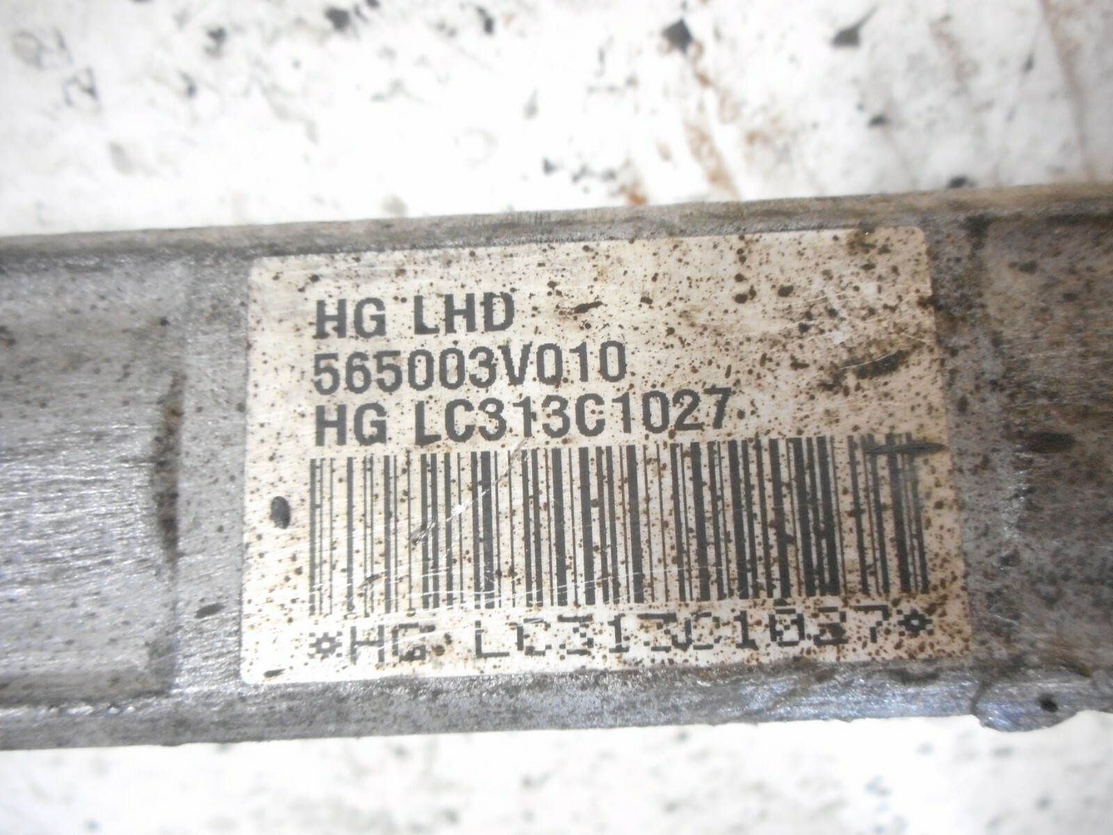 1215 Kia Optima 2.4L Power Steering Rack & Pinion VIN 7 OEM 1214