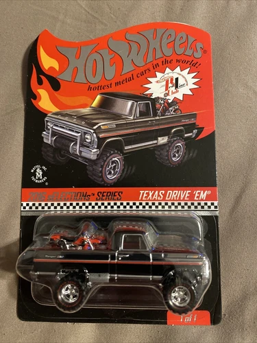 Hot Wheels 2016 Red Line Club RLC Selections Series Texas Drive'Em -FREE SHIPPIN