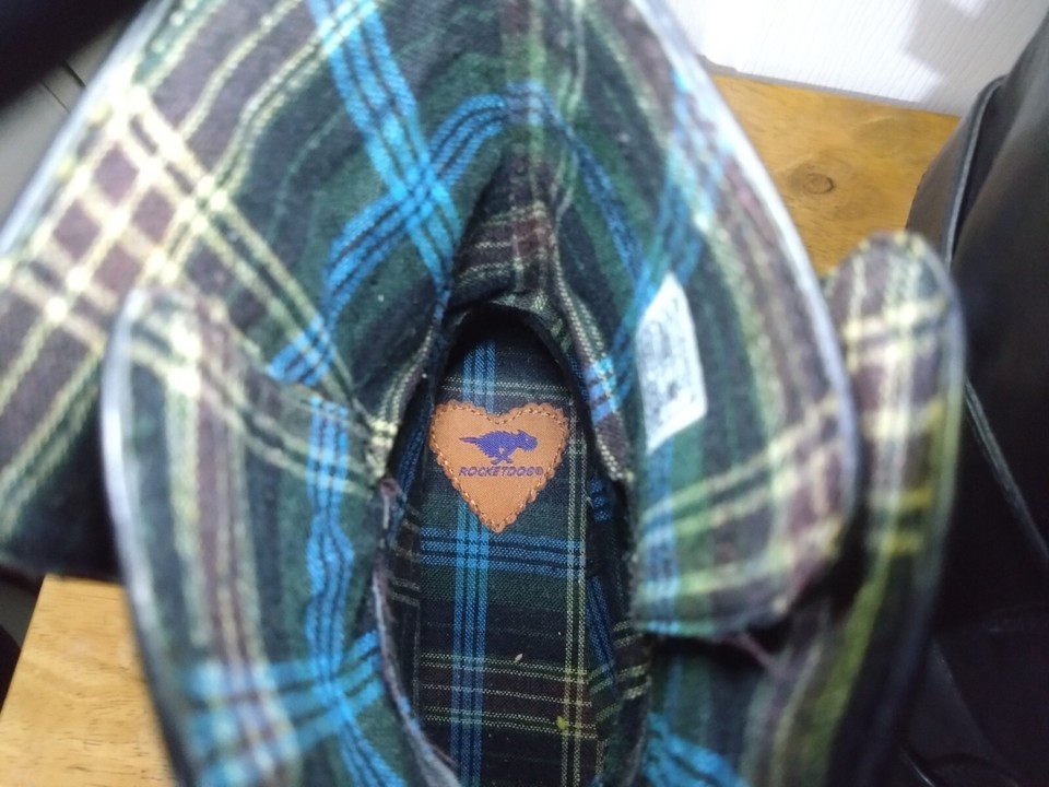 Rocked Dog Black Faux Leather Women's MidCalf Biker Boots UK5 eBay