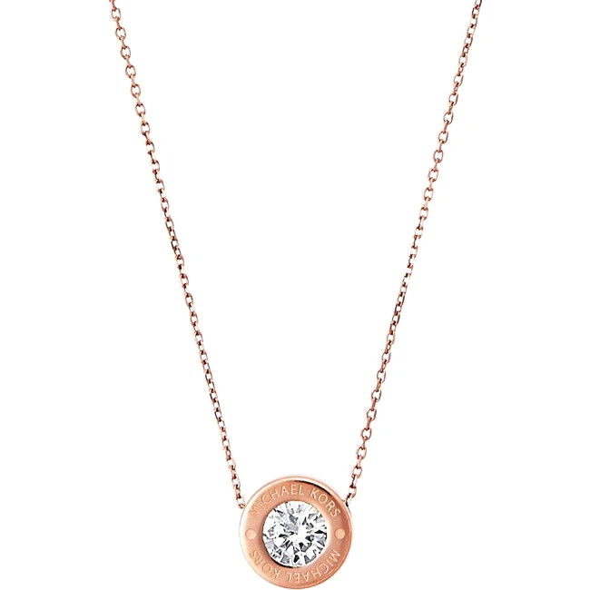 Collana MICHAEL KORS con ciondolo MKJ5342791 NUOVA colore: oro rosa