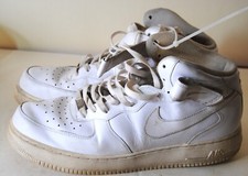 Nike AF1 '82 Mid-top Sneakers- White- size 13- 315123-111