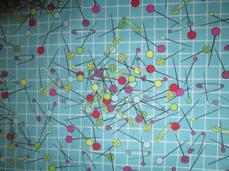 ALFILERES DE CORTE ARTÍCULOS DE COSTURA MANUALIDADES TELA DE ALGODÓN FQ Foto 2 de 4