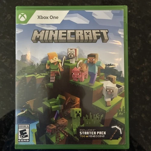 Minecraft Starter Collection - Xbox One   Good Shape. Disc And Case