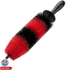 Master Wheel Tire Brush, Easy Wheel and Rim Detailing Brush Long Soft Bristl...