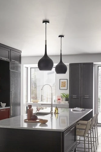 Hinkley Lighting 4457 Ziggy 1 Light 12"W Pendant - Heritage Brass / Clear - Picture 3 of 7