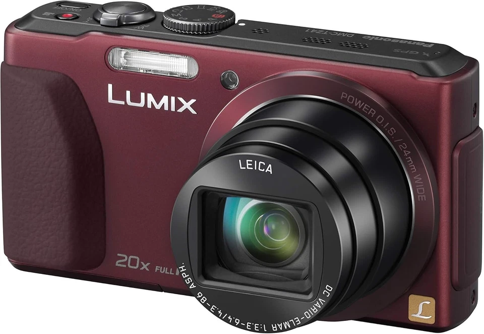 Panasonic LUMIX DMC-TZ41 18.1MP Digitalkamera - Rot