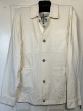 The Stronghold men Jacket size 3XL Chore ecru Overshirt Utility Field Worker New