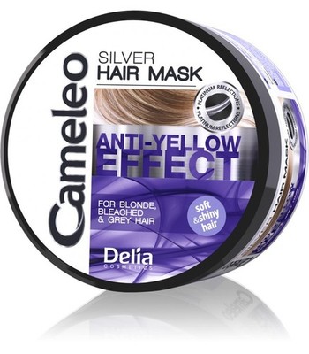 Delia Cosmetics Cameleo Silber Anti-Gelbfärbende Haarmaske 200 ml